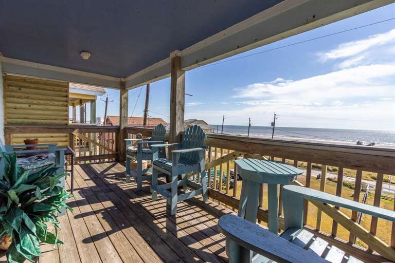 Our balcony is your front-row seat to breathtaking sunsets and endless horizons.  