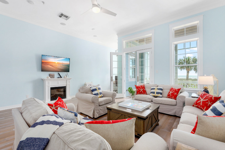 Electric fireplace for those romantic and/or cold nights. Electric fireplace for those romantic and/or cold nights.