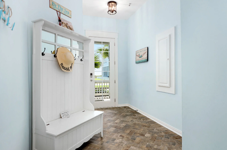 Entryway, which is between front door and garage door.   Driveway parking and parking in front of house is allowed. Entryway, which is between front door and garage door.   Driveway parking and parking in front of house is allowed.