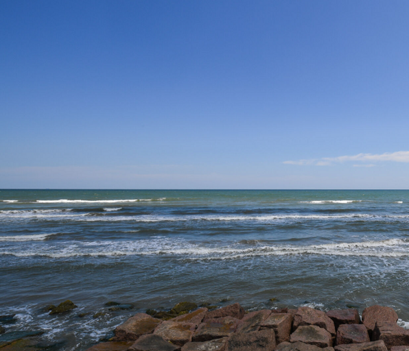 Beach expanded in 2021!  New sand pumped in for a lovely beach area to enjoy.