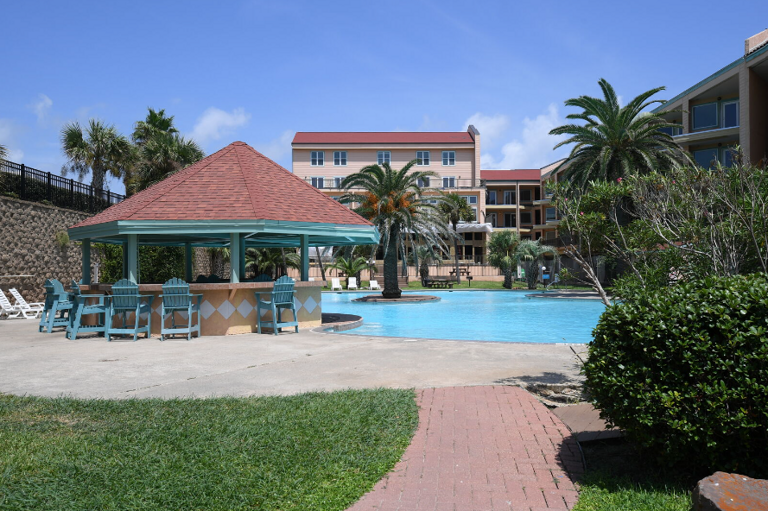 Refreshing after an adventurous day at the beach.