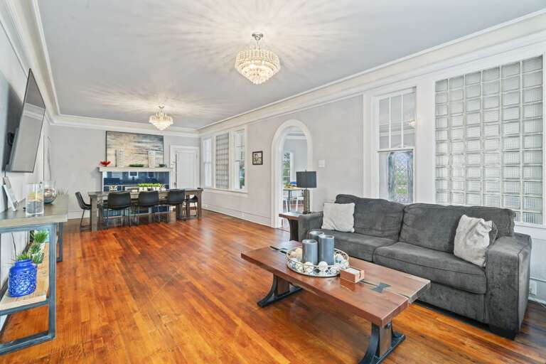 Open living and dining room. Perfect for gathering with family or friends.