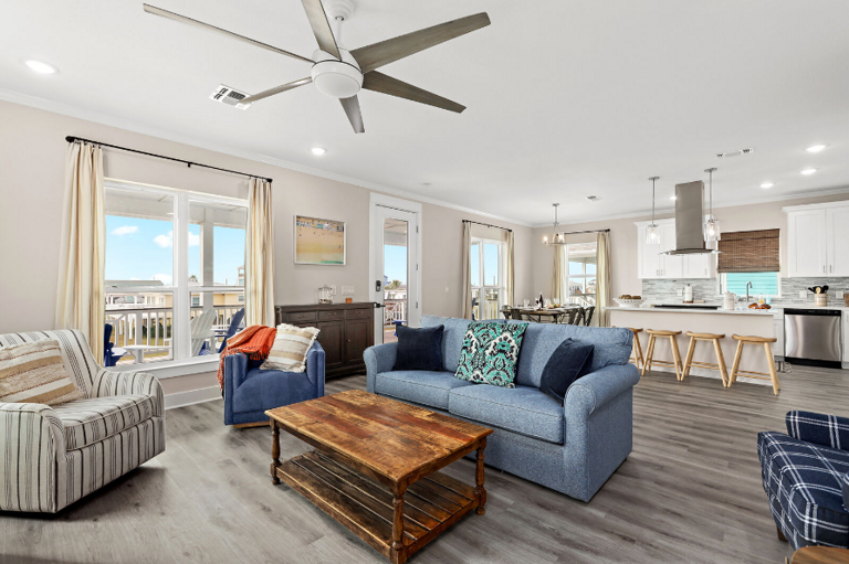 Beautiful, bright and spacious surroundings, comfortable furnishings and numerous spaces inside and out to gather with family and friends.