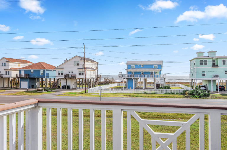 The ocean is just across the road.  Enjoy the view from the master suite deck!