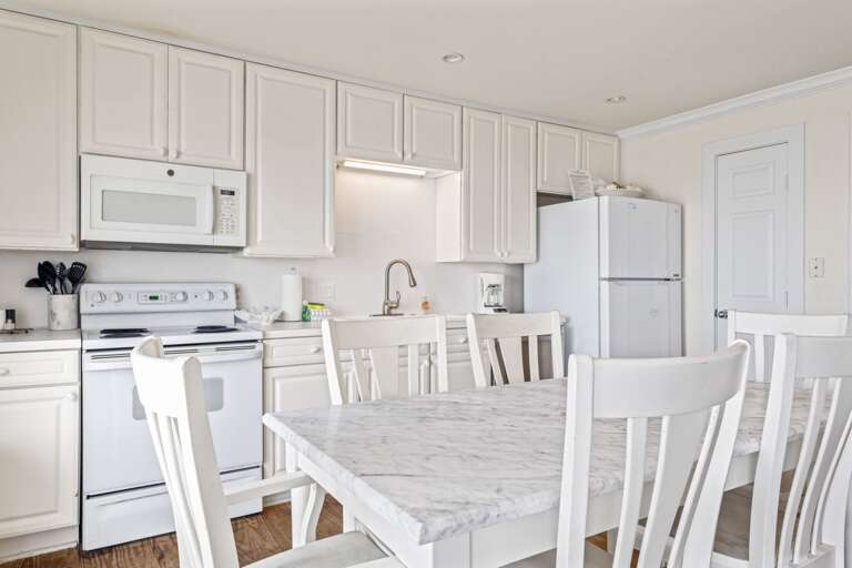 Dining room with beach view