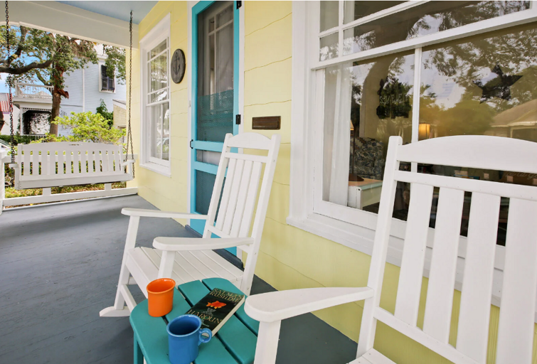 Ah, the perfect spot for morning coffee, and a good book! Ah, the perfect spot for morning coffee, and a good book!