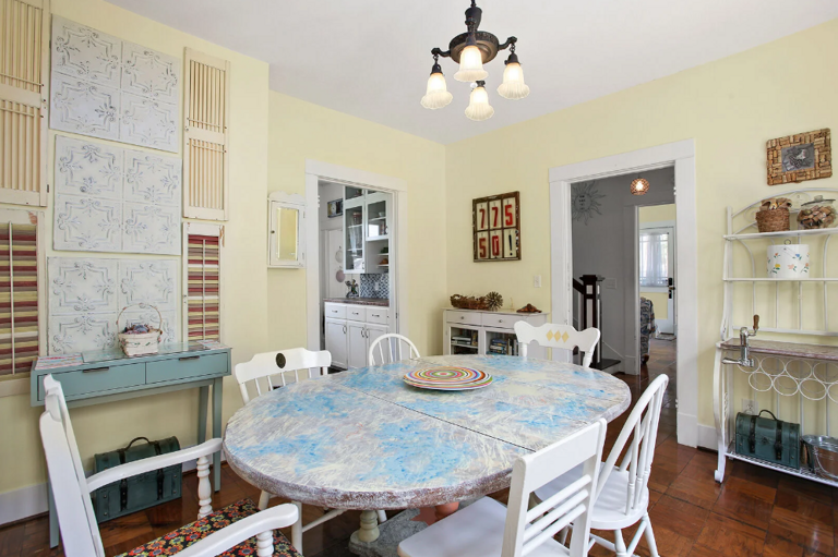 Dining room looking out to stairs, going to second floor bedrooms Dining room looking out to stairs, going to second floor bedrooms