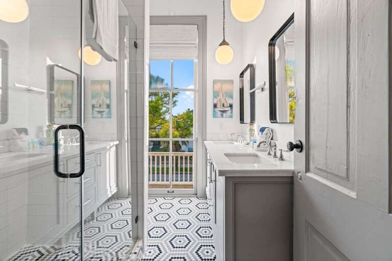 Bathroom 3 with beautiful walk in shower Bathroom 3 with beautiful walk in shower