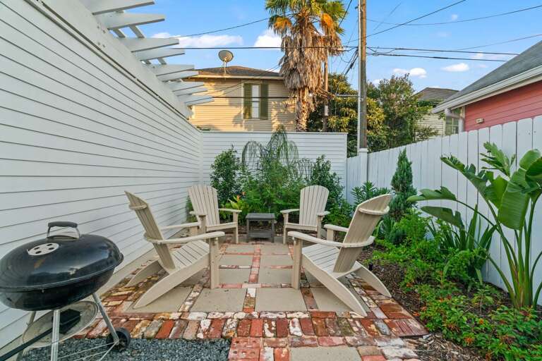 More outdoor seating and grill for cooking More outdoor seating and grill for cooking