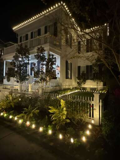 The White Pelican Inn at night! The White Pelican Inn at night!