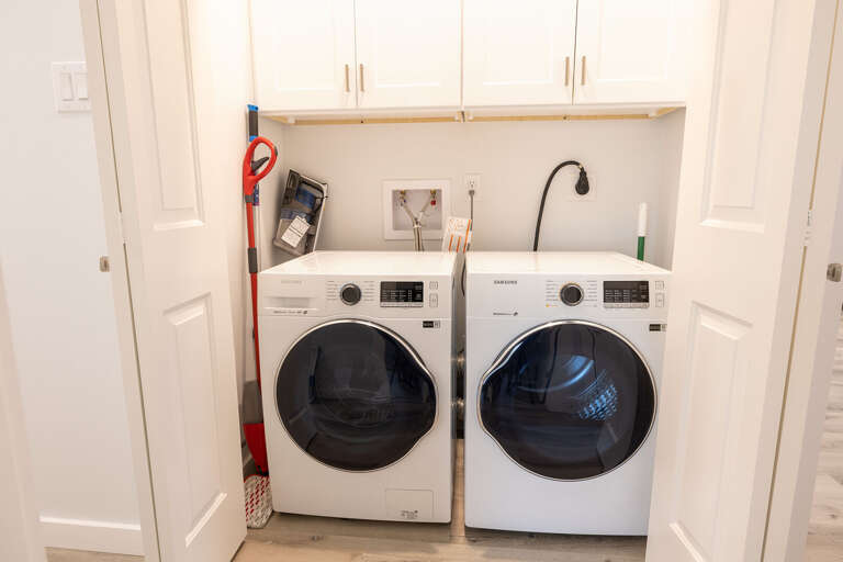   Fresh, clean, and hassle-free - that's our laundry room motto.  