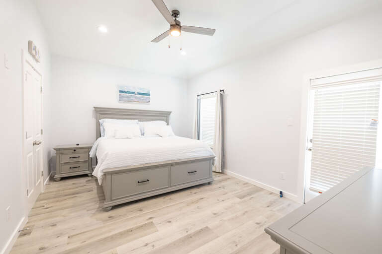   Sweet dreams are made in our incredible master bedroom.  