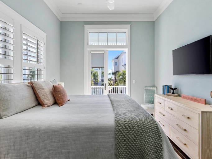 Patio Access from Master Bedroom