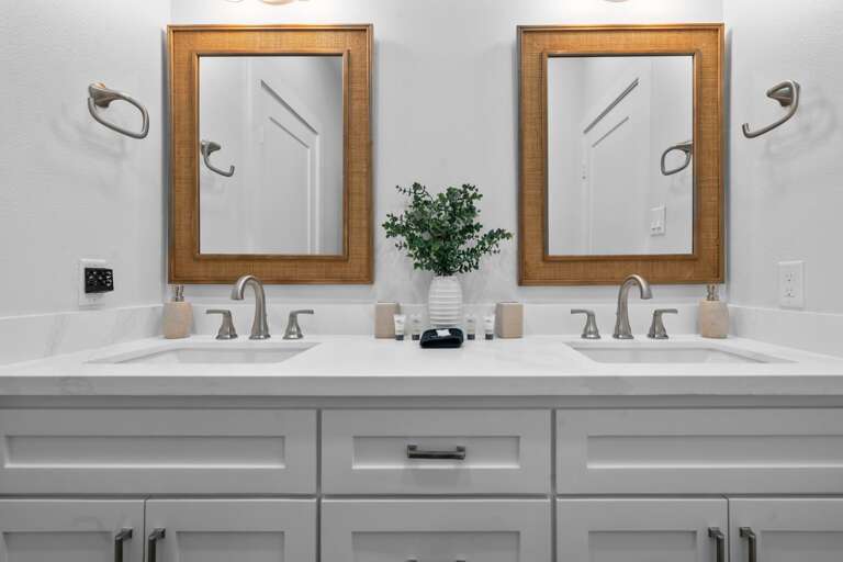 Double vanity sinks