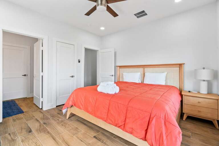 Fourth Bedroom offers patio access