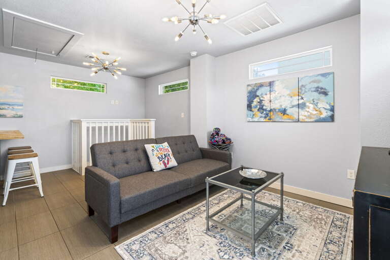 Living Room & Kitchen on Second Floor Living Room & Kitchen on Second Floor