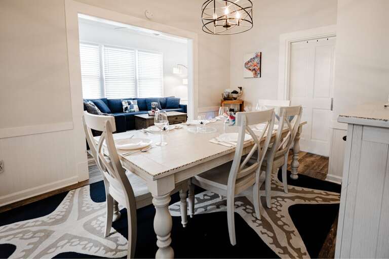 Dining Room Adjacent to Living Area.