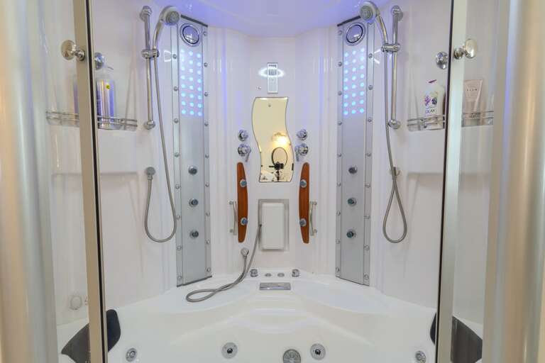 Shower Has Lots of Features!
