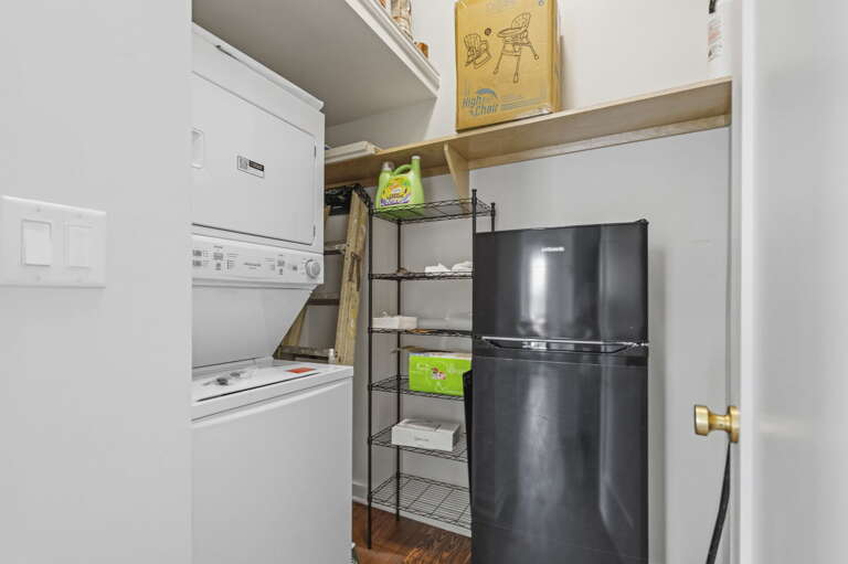 In home laundry for your convenience.
