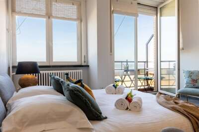 Frontal Sea View Studio • Knokke Center - 2 Bikes