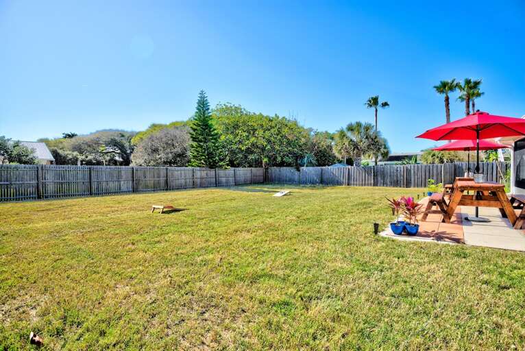 Spacious Private Fenced Backyard