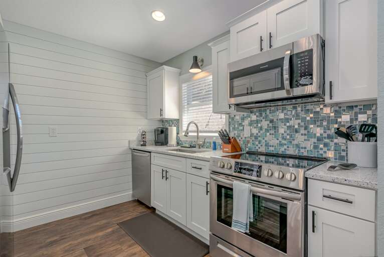 Fully Equipped Stainless Steel Kitchen