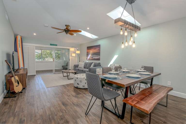 Dining Area and Living Room