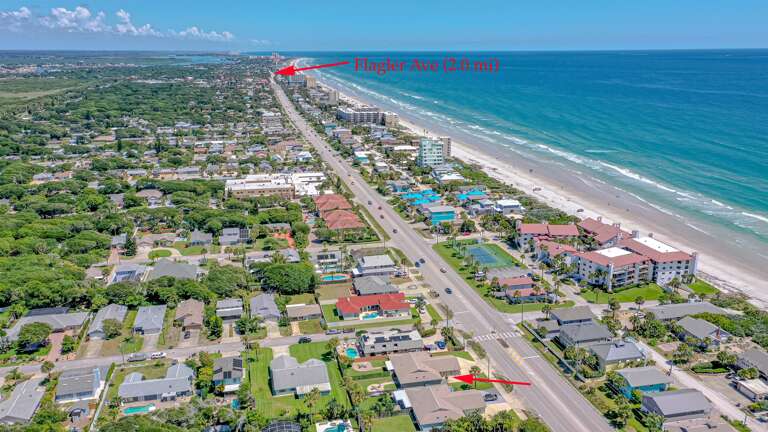 Only a 10 minute bike ride to Flagler Avenue!
