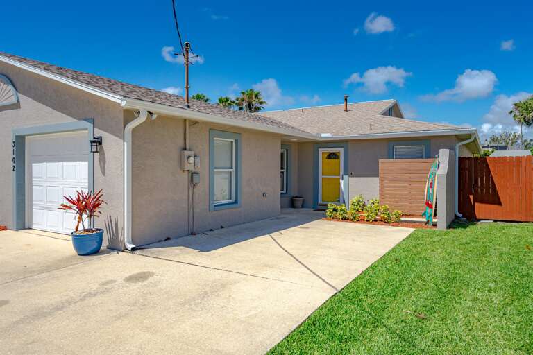 Endless Summer Front Entrance and Garage