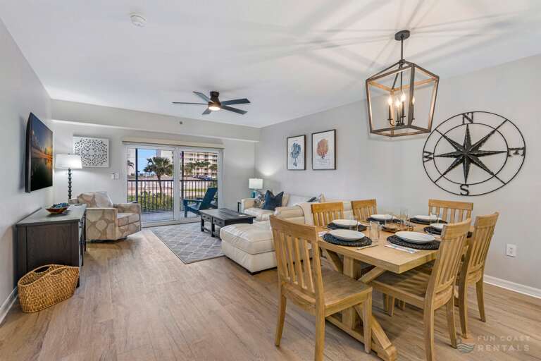 Dining Area and Spacious Living Room