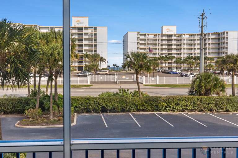 East-Facing Balcony View with Screen