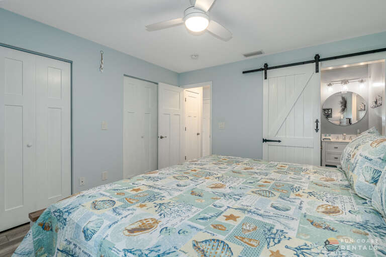 Master Bedroom with King Bed and Ensuite Bathroom