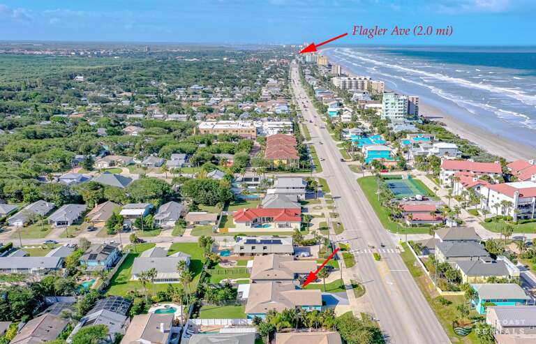 Aerial Looking North Toward Flagler Avenue