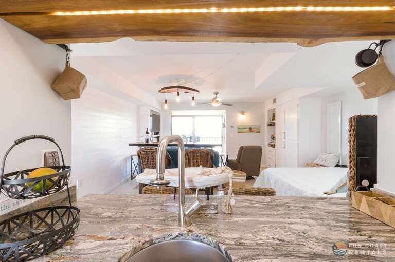 Sleeping Area and Living Room Area