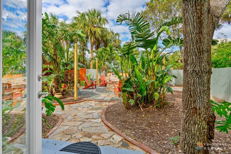 Fully fenced private Backyard!