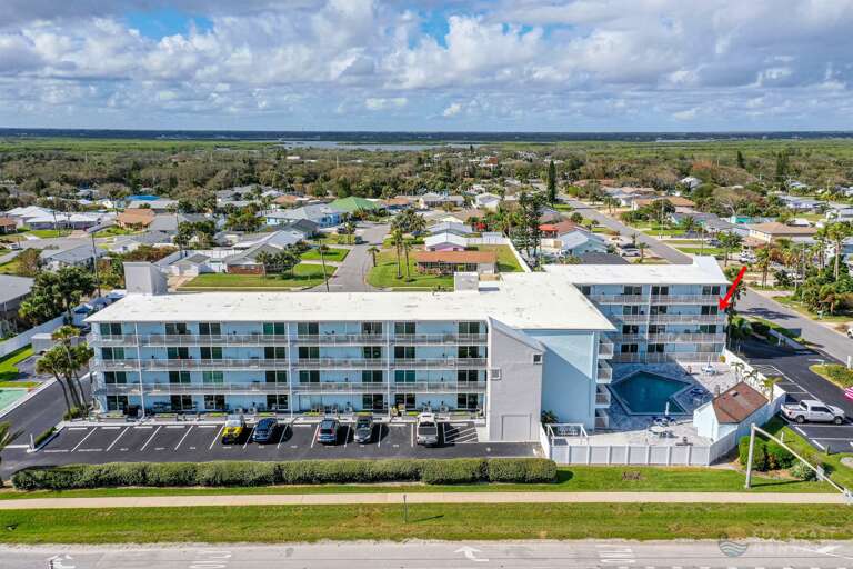 Bird's Eye View looking west.