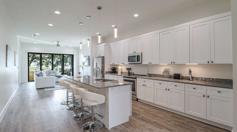 Fully Equipped Kitchen at the Beach House
