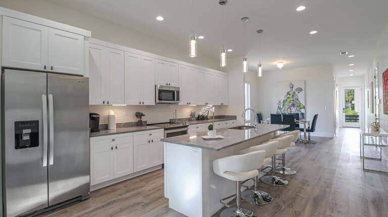 Fully Equipped Kitchen at the Beach House