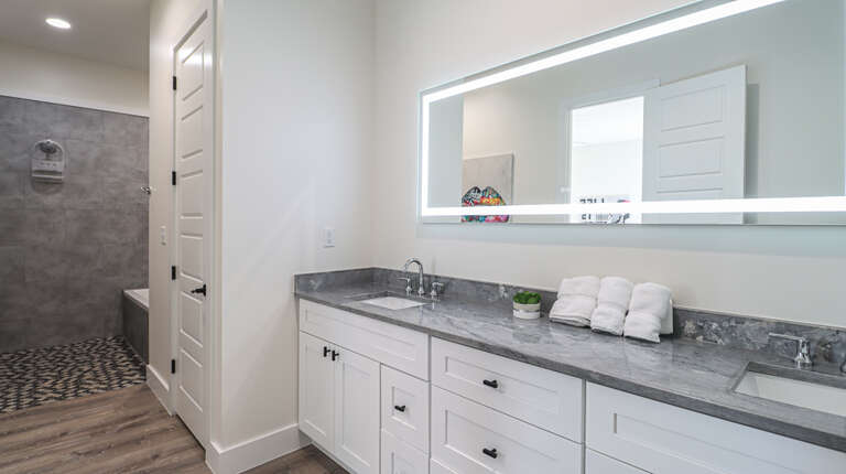 Spacious Large Bathrooms