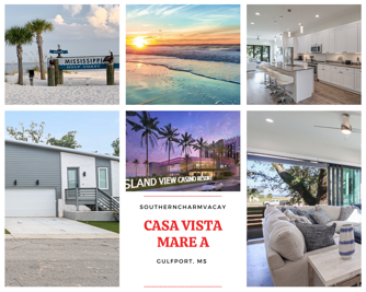 Casa Vista Mare A- Gulfport - Cozy and comfortable vacation home with many attractions nearby for a perfect getaway.