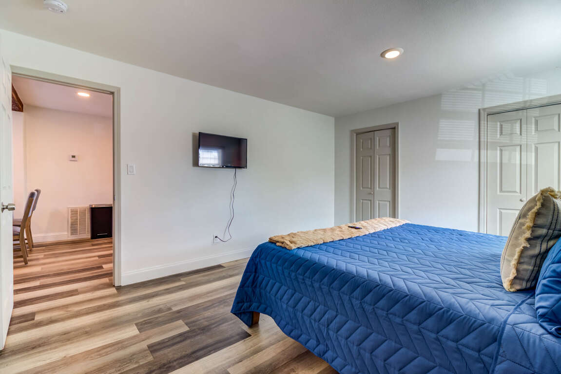 Master bedroom w/ double closets  Master bedroom w/ double closets