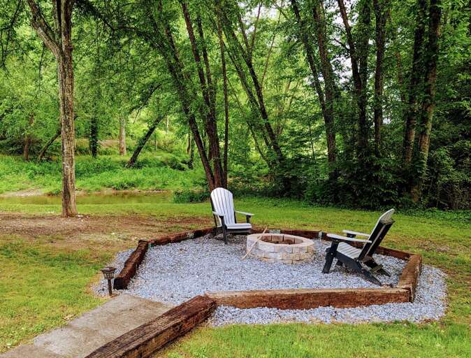 Fire pit area