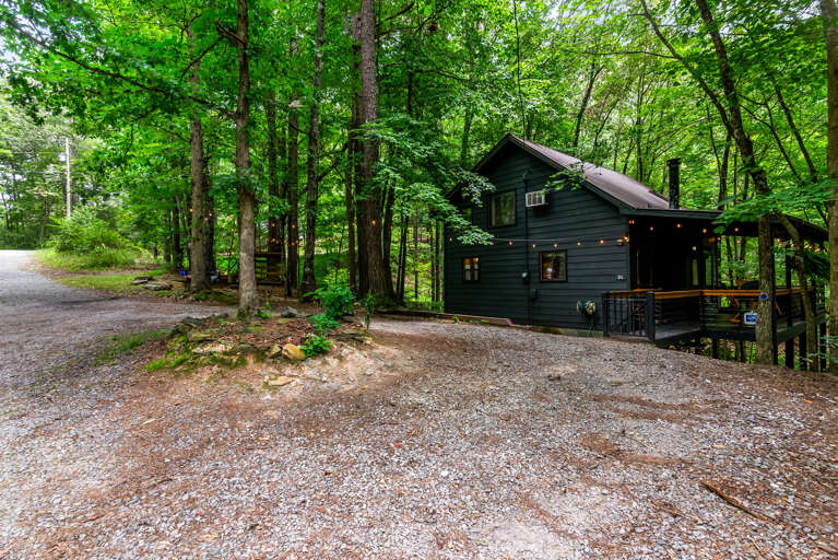 Exterior view of the Enotah Cabin
