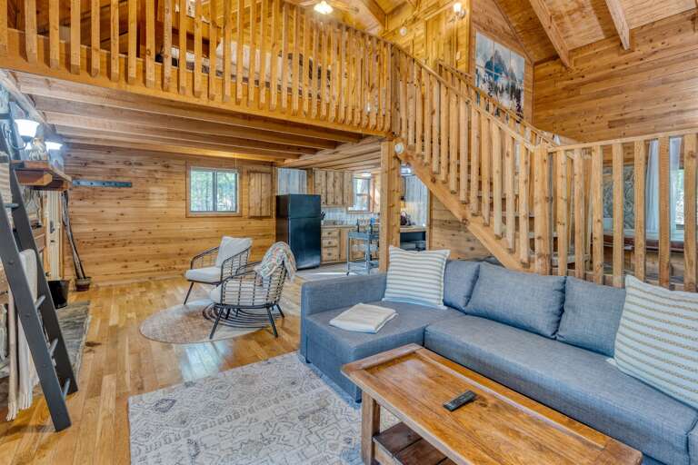 living room w/ full pull out couch