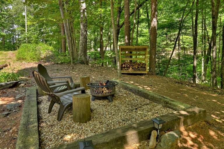 Fire pit area 