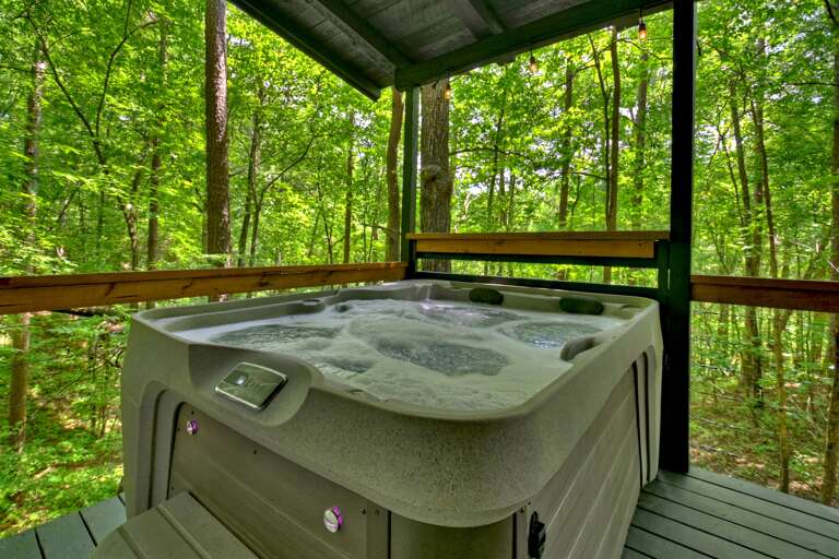Private hot tub