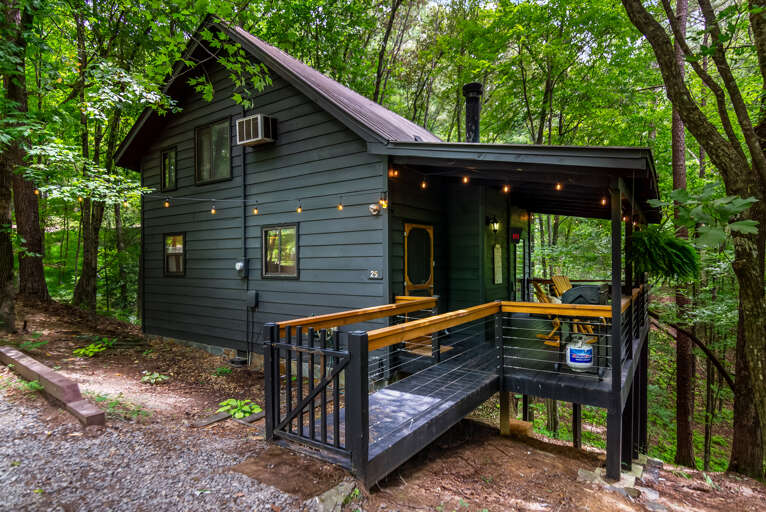 Exterior view of the Enotah Cabin