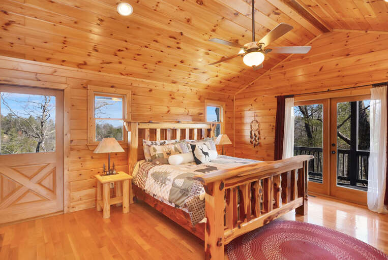 Bedroom 4 with Private Bath and Balcony Access Bedroom 4 with Private Bath and Balcony Access