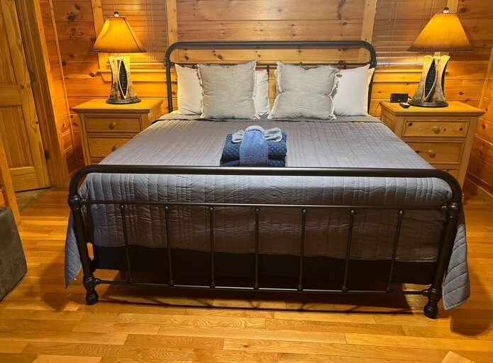 Bedroom 1 - Newly installed King Bed in the master on the main floor