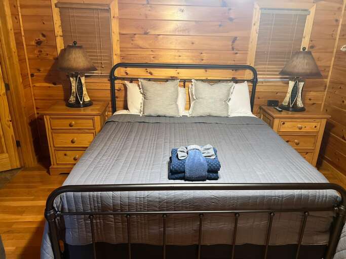 Bedroom 1 with Private Bath and Balcony Bedroom 1 with Private Bath and Balcony